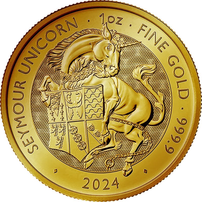 Bestie Reali Tudor in Monete d'oro